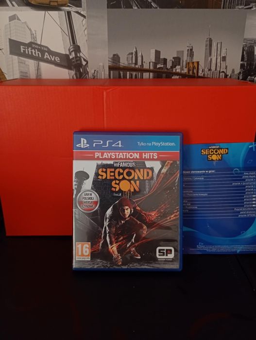 inFamous Second Son PS4 | IDEALNY STAN | Komplet