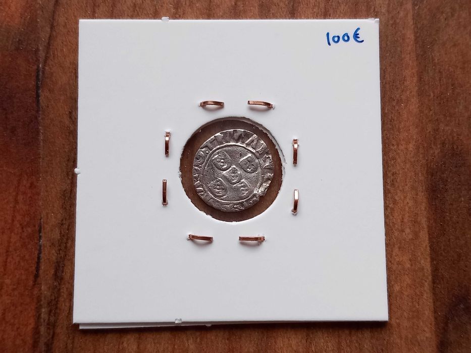 Moeda 1/2 Vintém D. Manuel I Porto