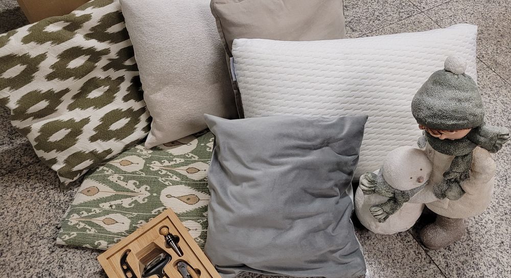 Poduszki poszewki koc dekoracja zestaw do sera świąteczne