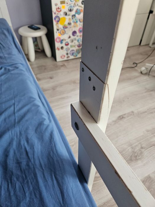 Łóżko piętrowe ikea Mydal