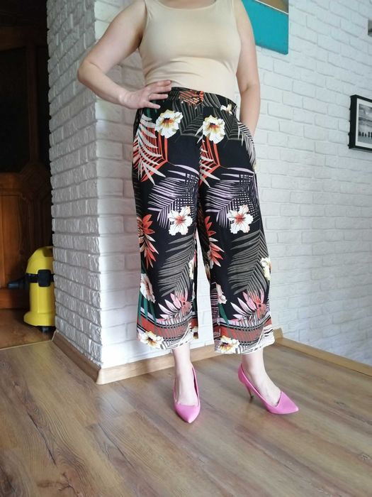 Spodnie z szerokimi nogawkami, kuloty Gerry Weber 40