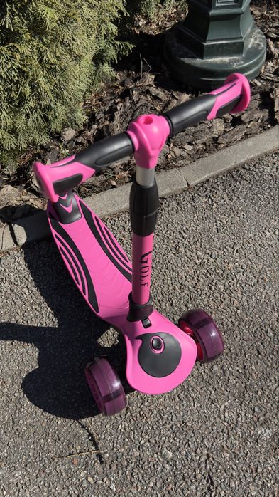 Триколісний Самокат Дитячий Maraton Golf,складний руль