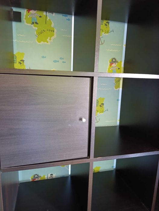 Estante IKEA KALLAX 5X5 + Secretaria+ Gavetas