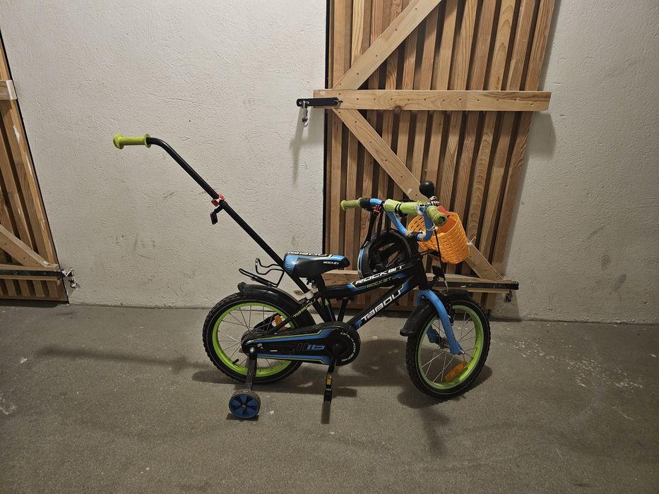 Rower dziecięcy 16' TABOU ROCKET" w dobrym stanie.  Boczne kółka.
