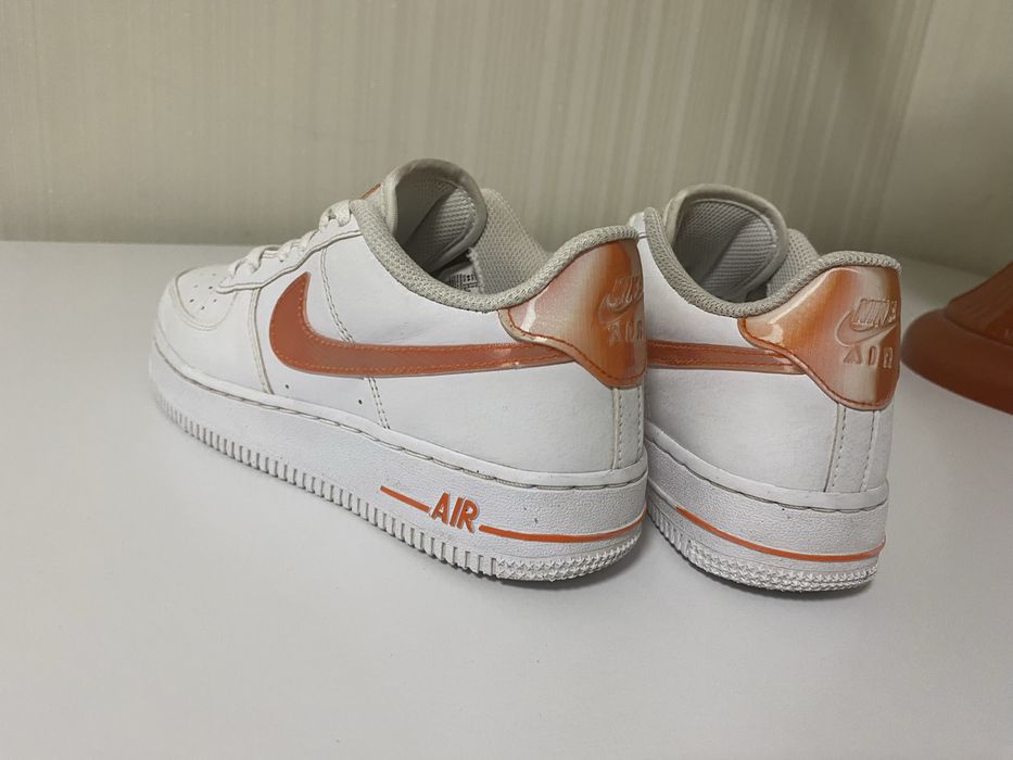 Кросівки nike air force 1 білі шкіряні кеди