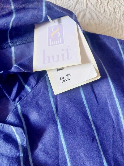 Blusa praia azul indigo