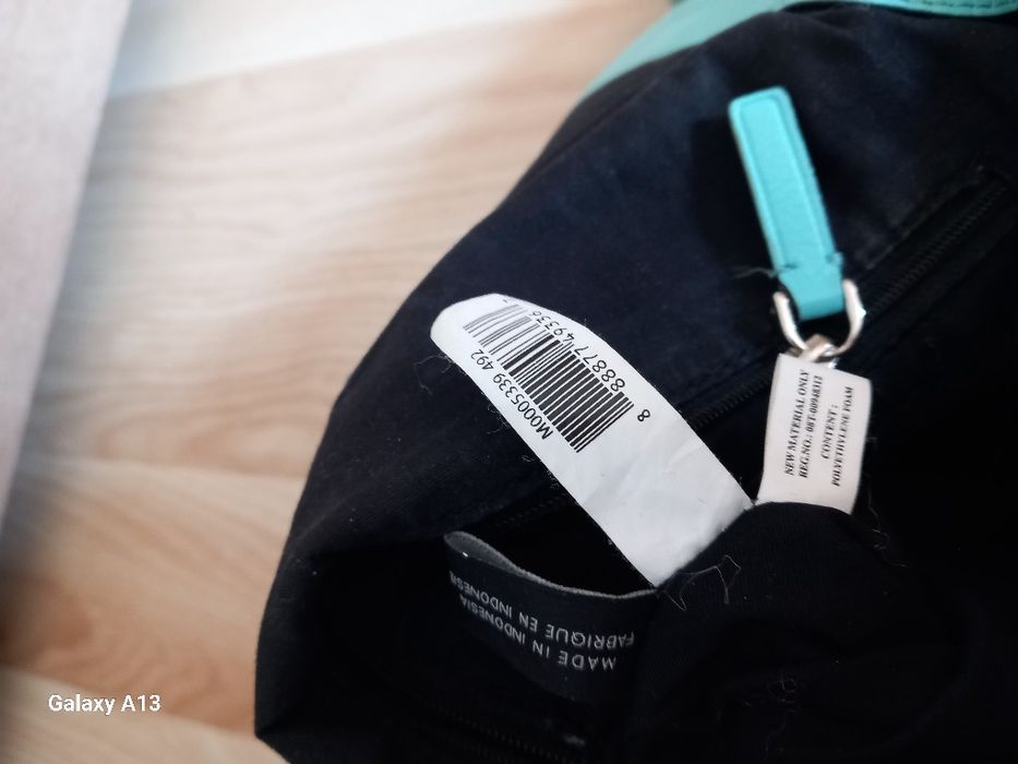 Marc Jacobs oryginalna skórzana torebka turkus