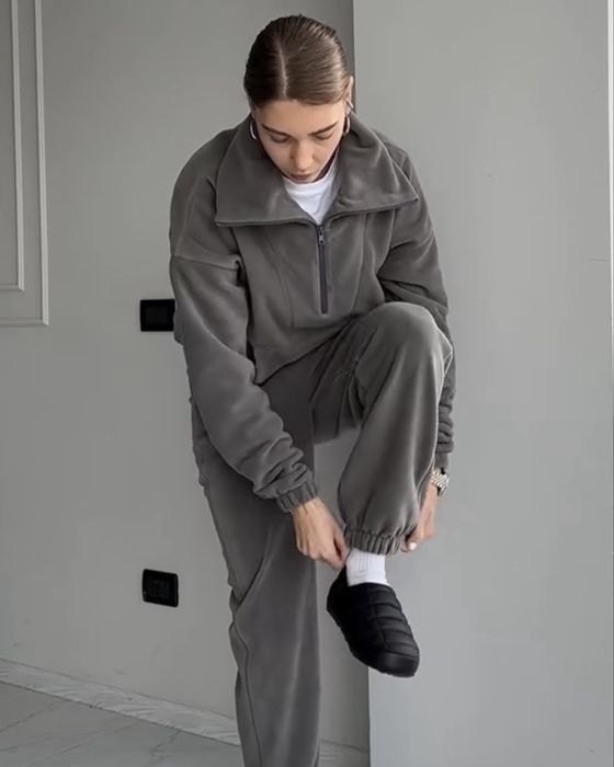 Флісовий костюм K.s.girls_ графітовий, розмір S