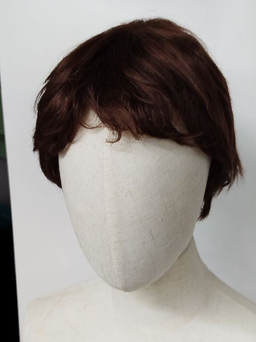 Peruka krótka, brązowa (p5)
