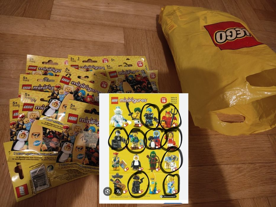 Minifigurki Lego seria 16.
