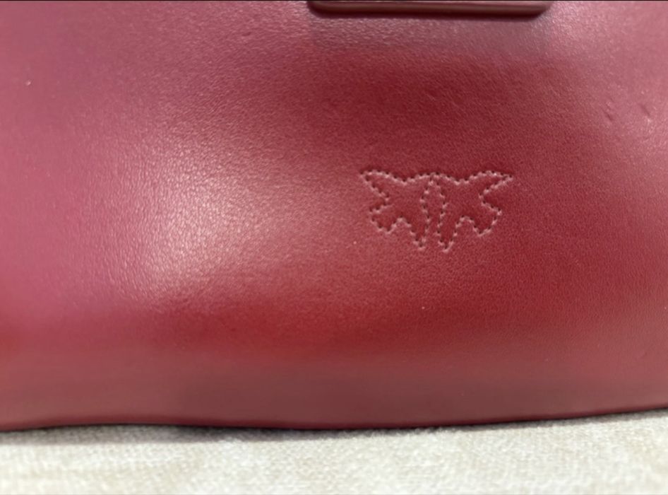 Mala Pinko Bordeux pouco uso original