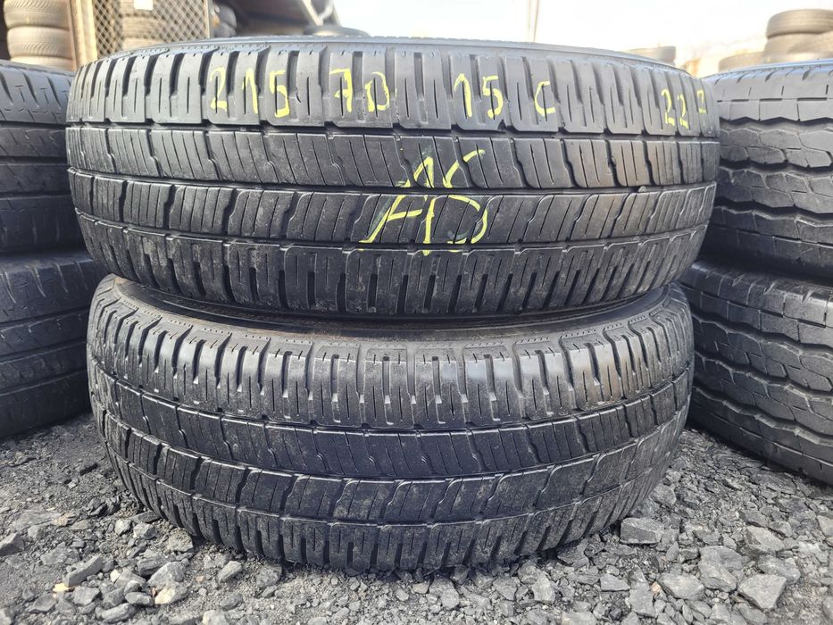 WYSYŁKA 2 Opony Wielosezonowe 215 70 R15 C Kleber TransPro 4S 2022r.