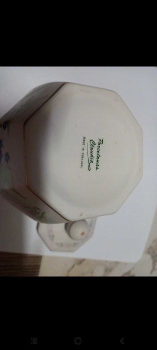 Pote de porcelana pequeno - Porcelanas Cláudia- Made in Portugal