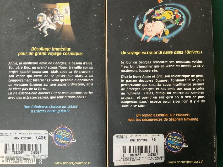 Georges et les secrets de l’univers Lucy & Stephen Hawking Best seller en Francais
