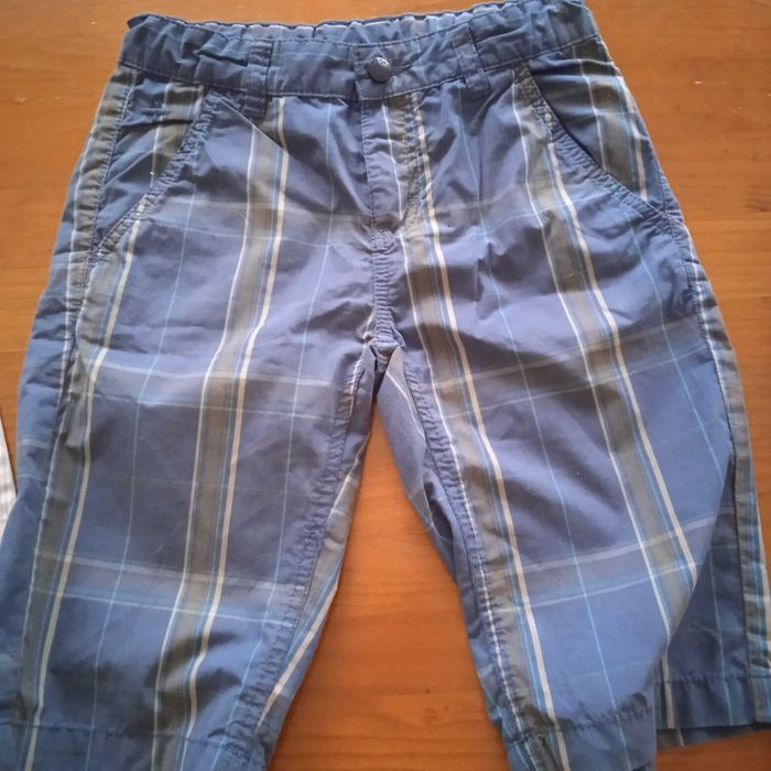Calções menino azul