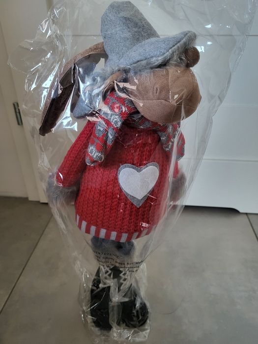 Skrzat ozdobą świąteczna łoś 57 cm