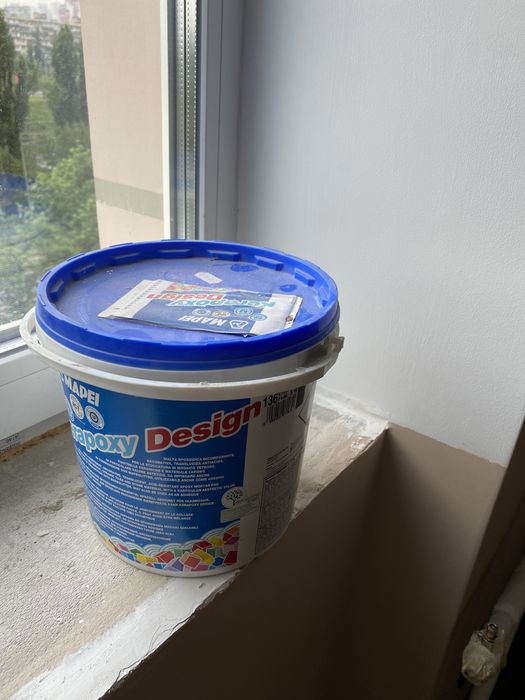 Фуга затирка эпоксидная для швов Mapei 136 3 кг затирка епоксидна