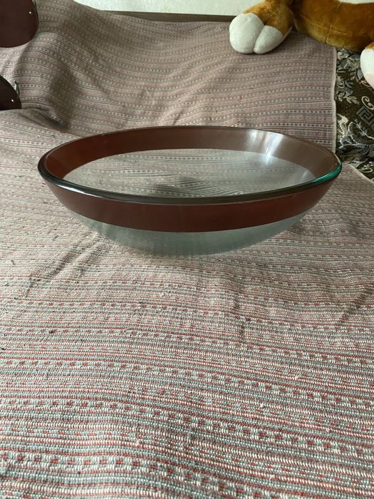 Скляна раковина з стільницею