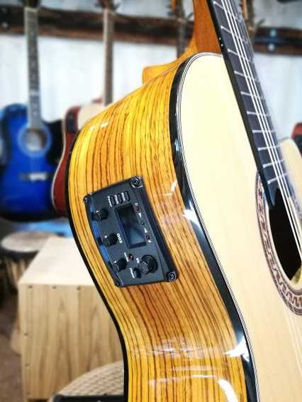 gitara elektro-klasyczna Ever Play Taiki Zebrano CEQ 4/4 Zebra CEQ G03