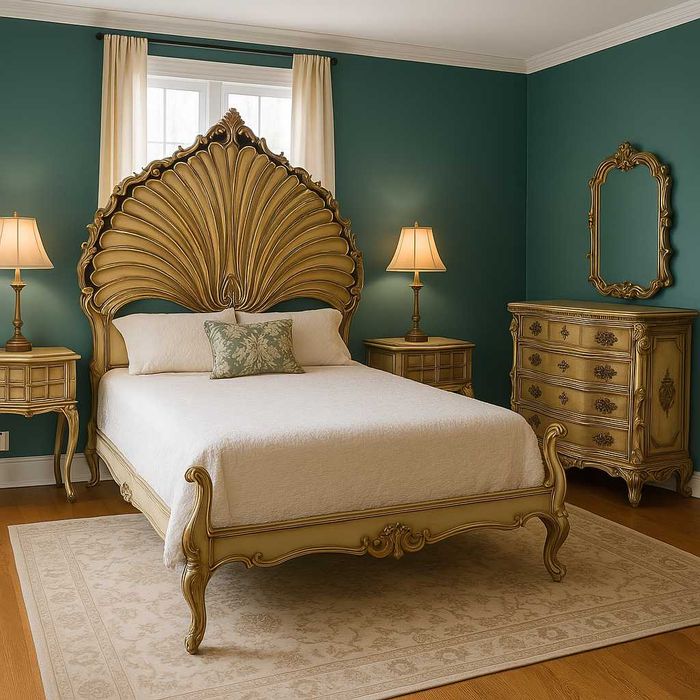 Quarto Rustico - madeira c/ detalhes