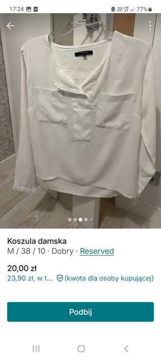 Koszula damska biała