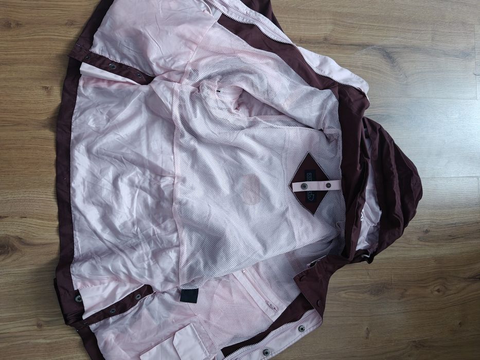 Ciepła kurtka zimowa dla dziewczynki r.128