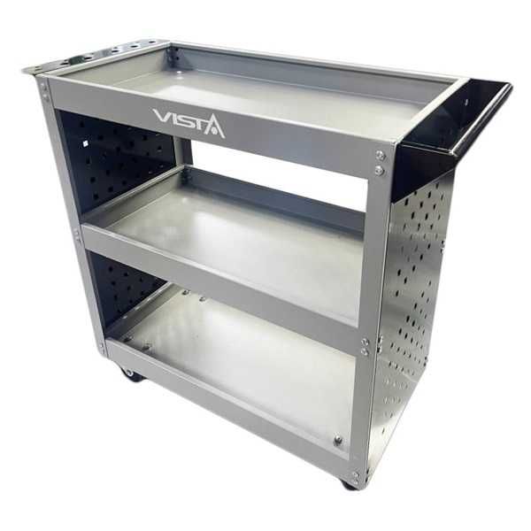 (Com Iva) Carro de Ferramentas Com 3 Prateleiras Capacidade 300kg