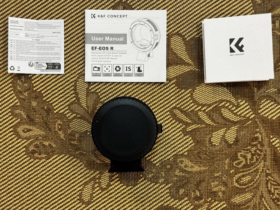 Автофокусний адаптер K&F Concept Canon EF на EOS R ll