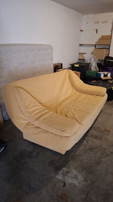 Sofá cama com capa removível