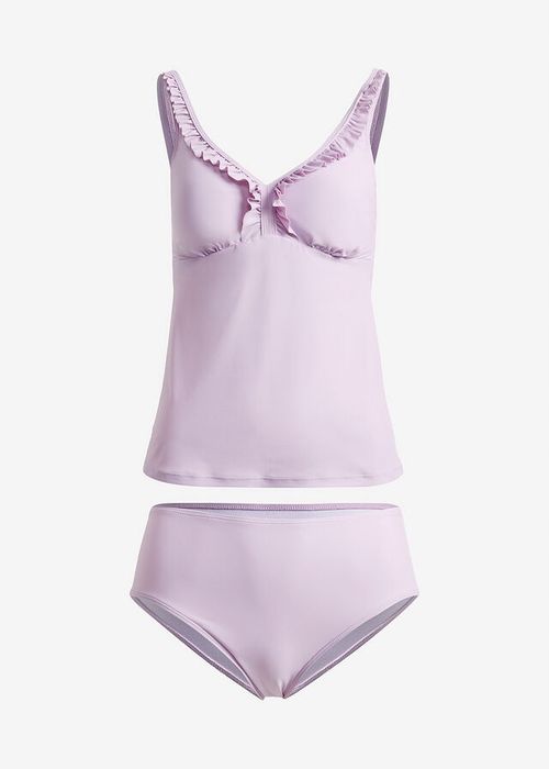 B.P.C tankini liliowe z falbankami ^48