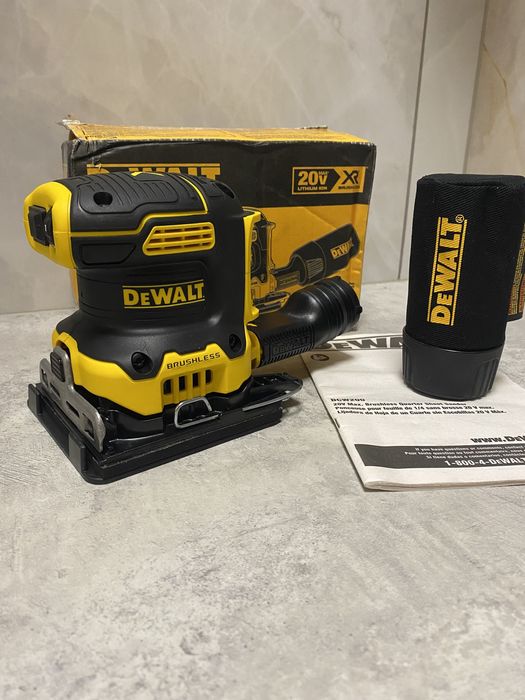 DeWALT DCW200 20Vmax акумуляторна безщіткова шліфмашина Made in Mexico
