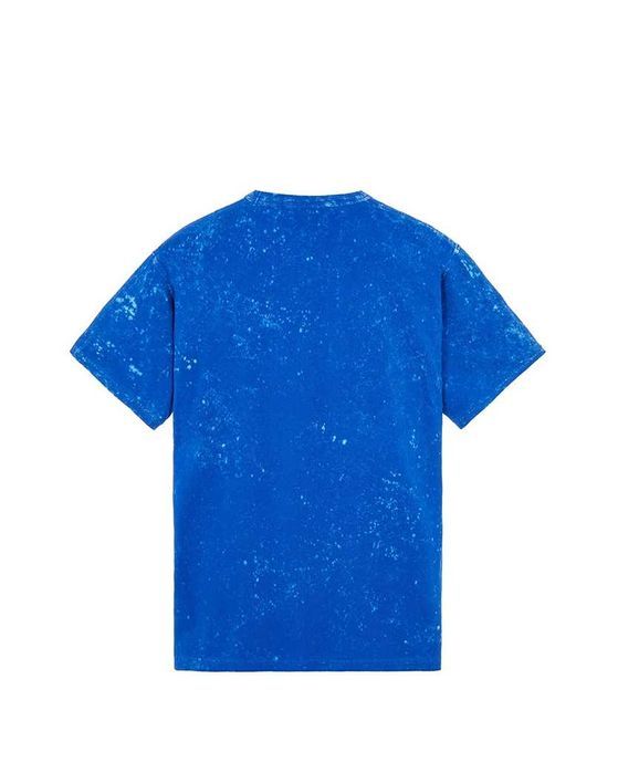 Футболка STONE ISLAND 20945 Off-Dye OVD Treatment T-Shirt Blue