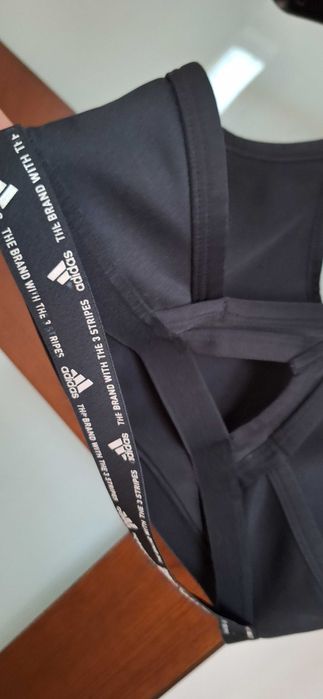 Biustonosz M L adidas sportowy top stanik logo