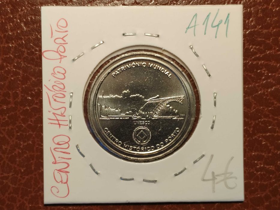 A141 Moeda de 2,5 euro de 2008 Unesco Centro Histórico do Porto