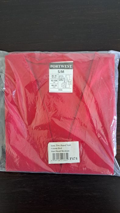 Colete refletor vermelho NOVO