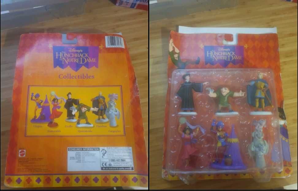 6 figuras disney corcunda de notre dame - embalagem selada