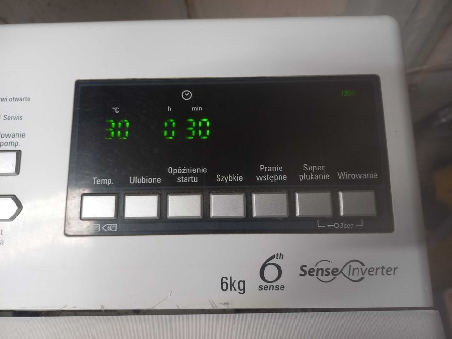 Sprzedam pralkę ład. od góry Whirlpool inverter 1200 obr dowóz gratis.