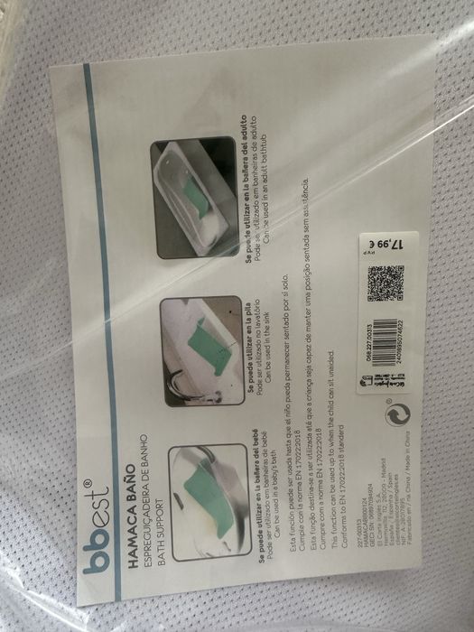 Redutor/ espreguiçadeira banheira bebe