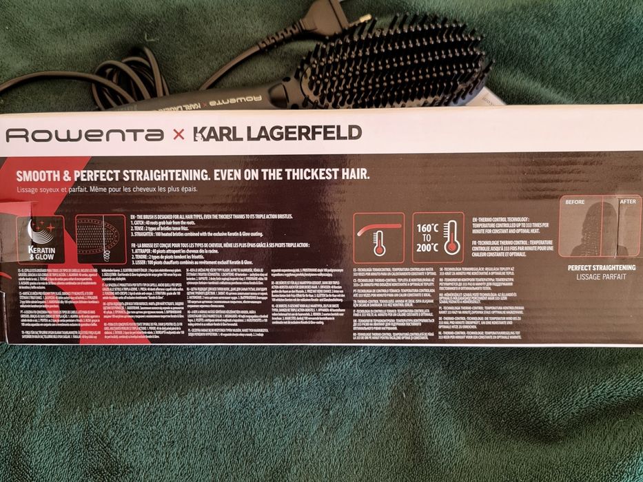Щітка-випрямляч Rowenta Powerstraight Karl Lagerfeld