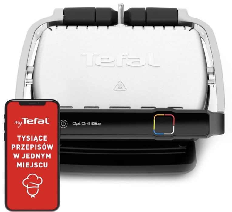 Sprzedam nowy gril elektryczny Tefal OptiGrill Elite fabrycznie zapakowany na gwarancji.