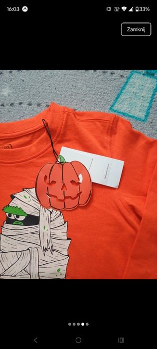 Bluzeczka chłopięca Halloween