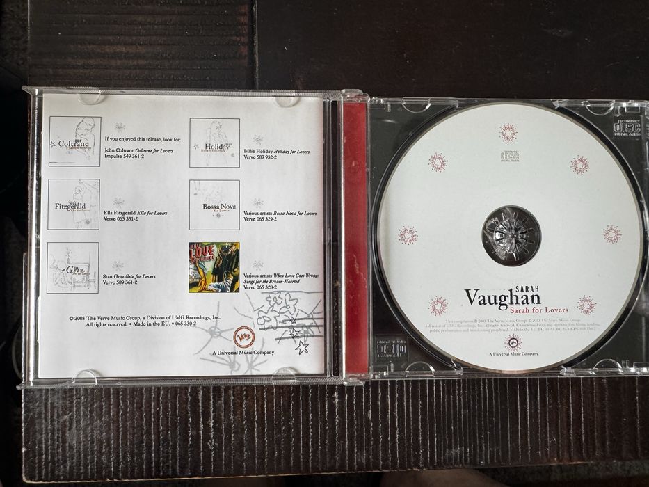 Sarah Vaughan „Sarah for Lovers”