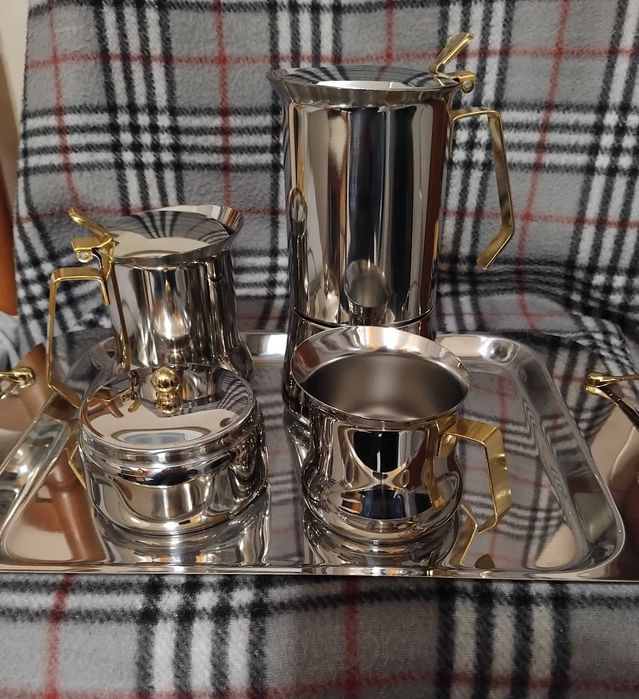 Natal2️⃣5️⃣ Serviço Chá 5 peças Inox