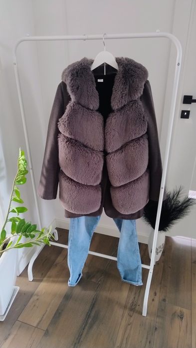 Ciepła kamizelka bezrękawnik roz XL