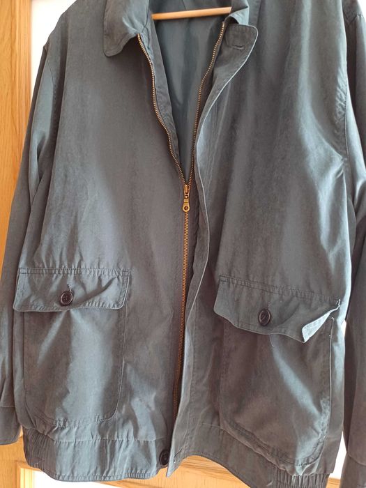 Kurtka męska jesienna roz  44-46 w kolorze morskim,miekki mater. Nowa