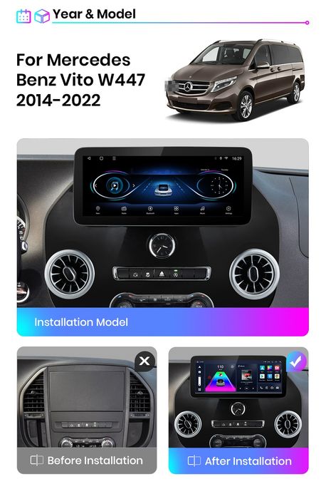 Android Mercedes w447  6gb ram