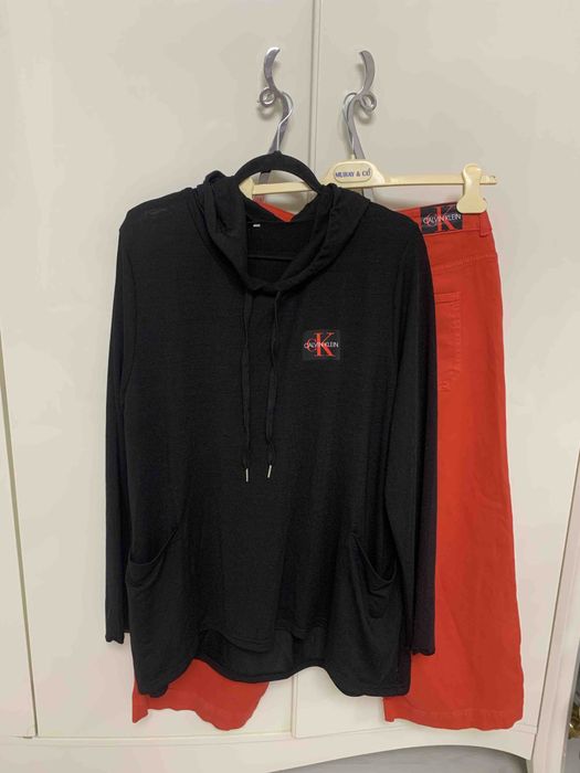 Calvin Klein 52-58 спортивний костюм зелений изумрудний світшот худі