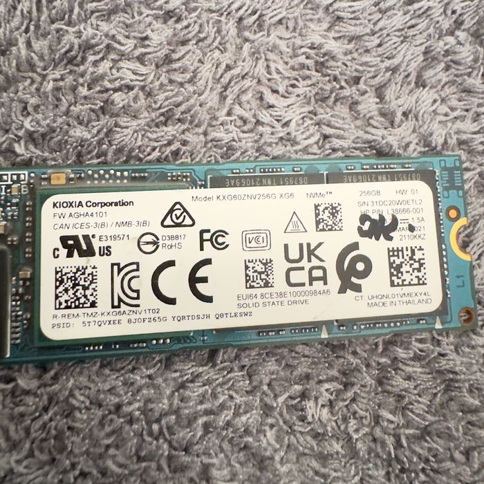 Накопичувач SSD KIOXIA XG6 256Gb