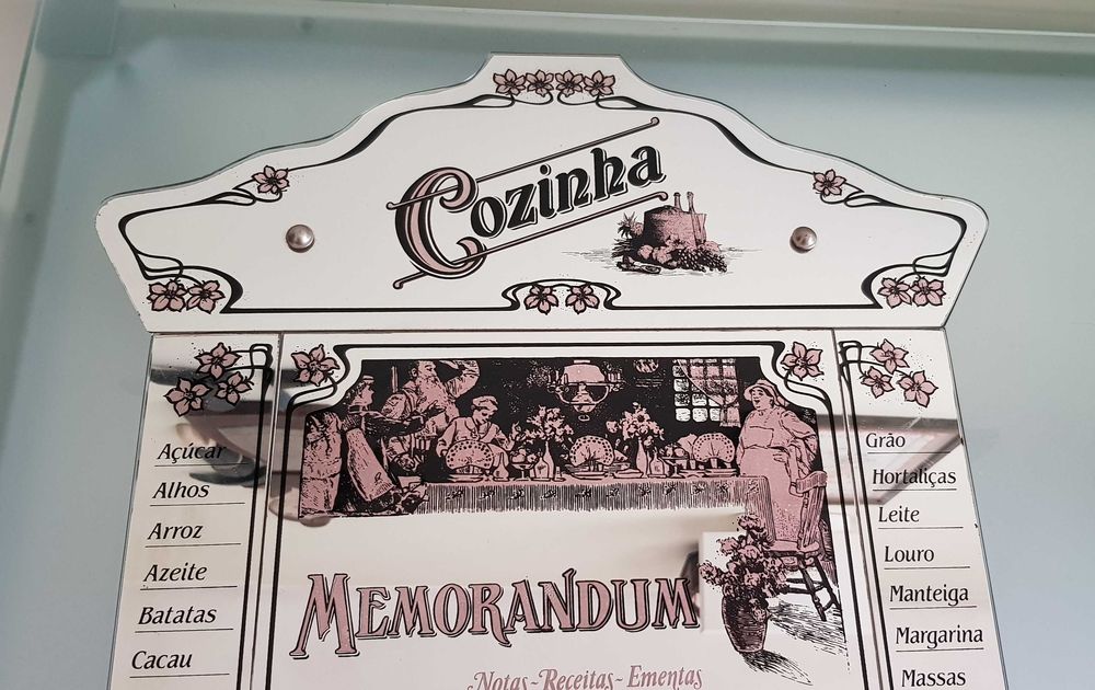 Espelho de cozinha vintage