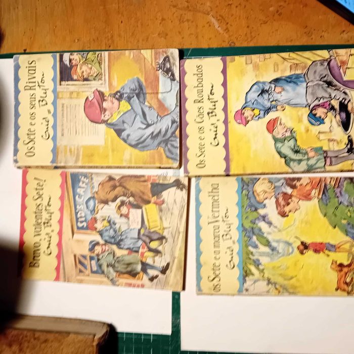 Coleção "Os Sete", Enid Blyton (13 vol.)
Vol. 2 e 9 em falta.